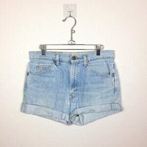 LEVI'S Lightwash High Waisted Denim Shorts Sz 31